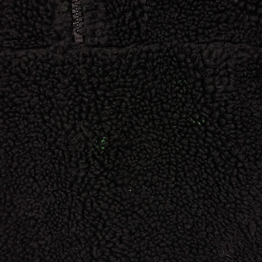 Nike Air Jacket Kids Size XL Black Sherpa Fleece 1/2 Zip Pullover Quilted Anorak